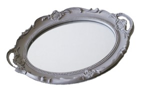PG Mirror Oval (Earlgrey)