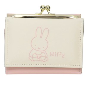 【財布】ミッフィー 三つ折りがま口財布 miffyとお花柄