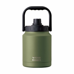 【NEW!!】WENS PRODUCTS 　ワイドジャグ　大容量　真空断熱　1900ml　カーキ　AWJB-1900KH