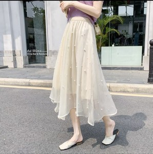 Skirt Pleated Long Skirt 2024 NEW