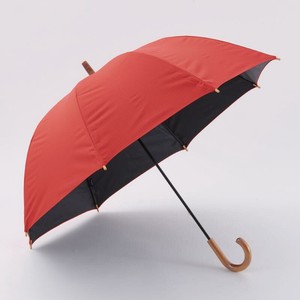 日傘(晴雨兼用) 55cm PU チェック RED 【392／サンキューニ】 Q315