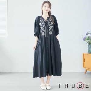 Casual Dress Front L One-piece Dress M 2-way 【2024NEW】