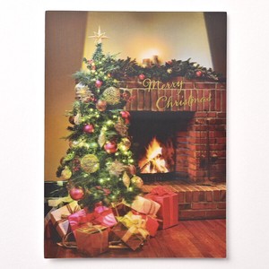 クリスマス3Dポストカード ■レンチキュラー加工により浮かび上がったように見えます ■クリスマスツリー