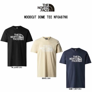 THE NORTH FACE(ザ ノースフェイス)Tシャツ クルーネック 半袖 ロゴ プリント ドームT メンズ NF0A87NX