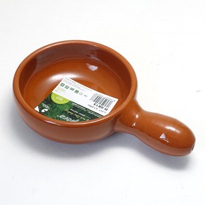 スペイン グラウペラ社製 テラコッタ陶器 カスエラ 片手浅鍋 アヒージョ鍋 13cm