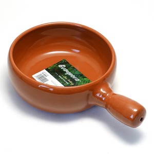 スペイン グラウペラ社製 テラコッタ陶器 カスエラ 片手深鍋 アヒージョ鍋 20cm