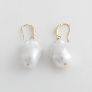 JewCas Baroque pearl 24SK ピアス [JC4684]