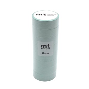 mt マスキングテープ 8P パステルターコイズ 幅15mm×7m 同色8巻パック MT08P490
