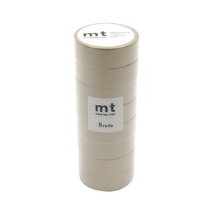 mt マスキングテープ 8P ベージュ 幅15mm×7m 同色8巻パック MT08P200R