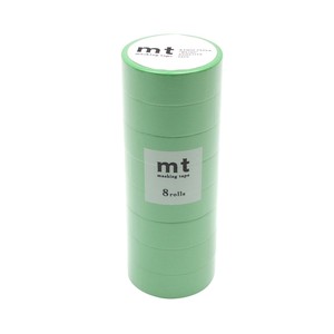 mt マスキングテープ 8P 若緑 幅15mm×7m 同色8巻パック MT08P190R