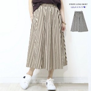 Skirt Long Skirt Stripe
