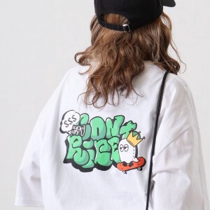 T-shirt Oversized Front Embroidered
