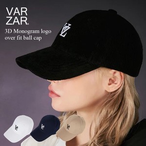 正規品 VARZAR  3D Monogram logo over fit ball cap モノグラム 504 505 506 507 韓国 キャップ バザール
