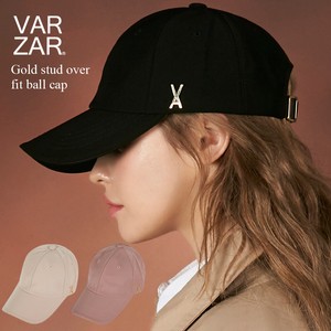 正規品 VARZAR  Gold stud over fit ball cap スタッズ 636 637 638 韓国 バザール キャップ