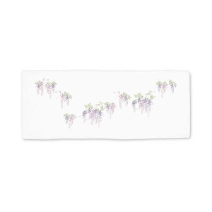山田繊維 風呂敷(ふろしき) ガーゼ手拭い 藤の花 ムラサキ 60053-150