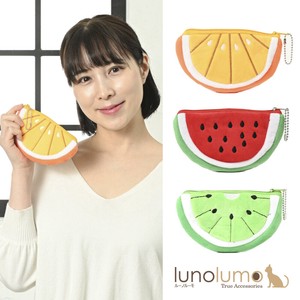 Pouch Watermelon Mini Pouche Presents Small Case Orange Fruits