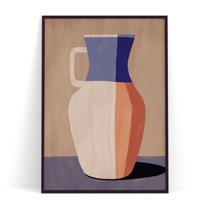 アートポスター【 Abstract with warmth 02 】 B3　A2　B2　A1　30×40　50×70 花瓶