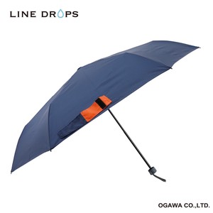 エクスピディショナリィアンブレラ　雨傘　58cm  折りたたみ傘　ネイビー