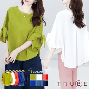 Button Shirt/Blouse Sleeve Ribbon L M 【2024NEW】