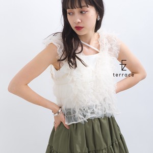 T-shirt Tulle Tulle Lace Top