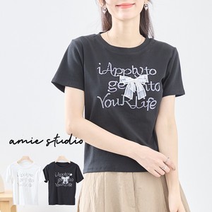 T-shirt Bird Rhinestone L M 【2024NEW】