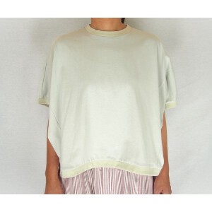 T-shirt Dolman Sleeve Pullover Switching Vintage 2024 Spring/Summer