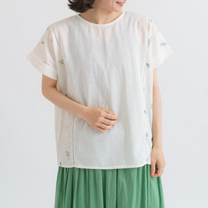 Button Shirt/Blouse Cotton Linen Switching 【2024NEW】