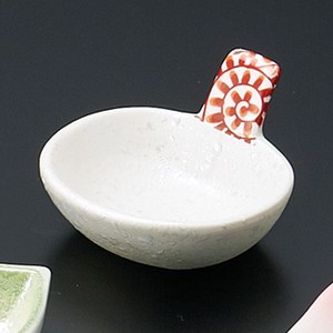 ラスター赤唐草手付珍味(有田焼)   日本製 小付け 小鉢