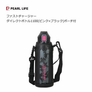 Water Bottle Pouch Pink black M