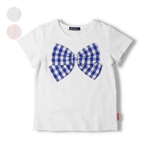 Kids' Short Sleeve T-shirt Stripe Gingham Simple