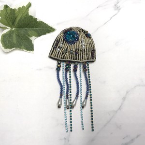 Brooch Jellyfish Rhinestone