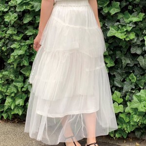 Skirt Tulle Bottoms Summer Spring Tiered