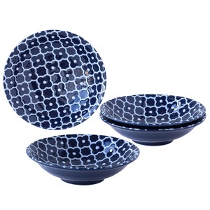 Mino ware Donburi Bowl Navy Tableware Gift Set of 5 Made in Japan