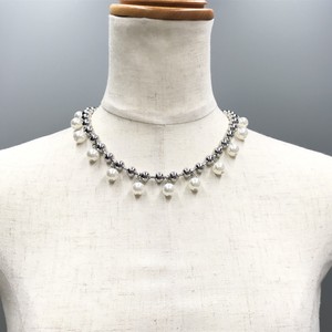 Necklace/Pendant Pearl Necklace sliver Bijoux