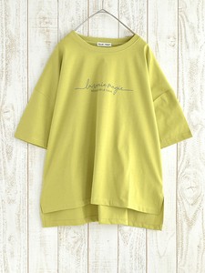 32/-天竺(機能加工) ロゴプリントTシャツ