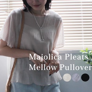 Button Shirt/Blouse Pullover Short-Sleeve 2024 Spring/Summer