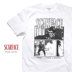 スカーフェイス【SCAR FACE】S/S TEE 映画 Tシャツ 半袖 ムービーT アル・パチーノ メンズ レディース