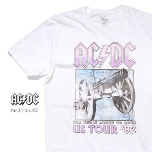 エーシー・ディーシー【AC/DC】Tour’82 For Those About to Rock TEE Tシャツ バンドT メンズ レディース
