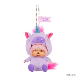 Sekiguchi Pre-order Doll/Anime Character Plushie/Doll Key Chain Monchhichi Unicorn