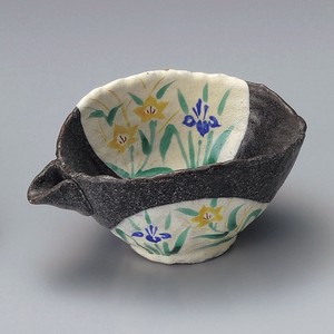 魯山人写し片口小鉢(土物)　美濃焼　日本製 陶器