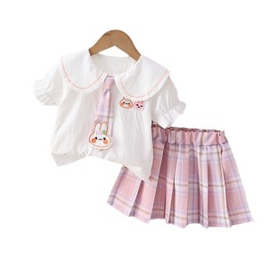 儿童西装套装 领带 裙子 衬衫 80cm ~ 110cm 2种类