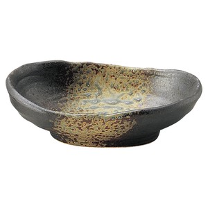 備前風だ円鉢(小)(萬古焼)　日本製 陶器