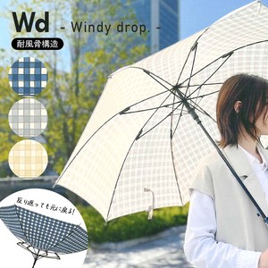 【クラックス】CRUX 耐風 ユルチェック 60cm 長傘
