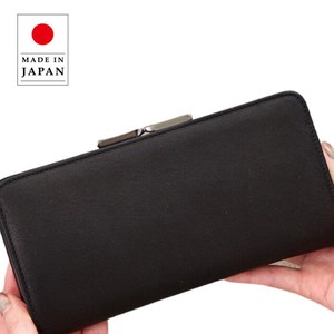 Long Wallet Gamaguchi Slim SARAI Genuine Leather Ladies' Made in Japan