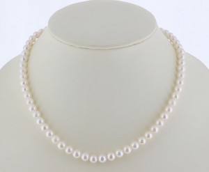 Pearls/Moon Stone Necklace Pearl Necklace 6.0 ~ 6.5mm Made in Japan
