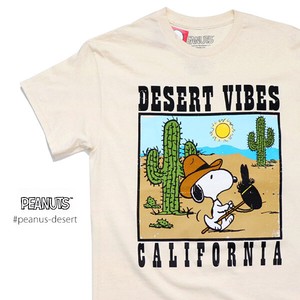 ピーナッツ【PEANUTS】DESERT VUBES CALIFORNIA TEE Tシャツ 半袖 スヌーピー メンズ レディース