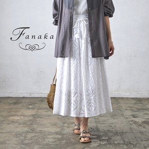 【Fanaka2024SS新作】リバースアップリケギャザースカート