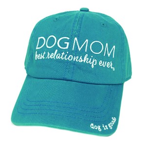 Dog Mom　24/7-365　キャップ　帽子　アニマル　プリント