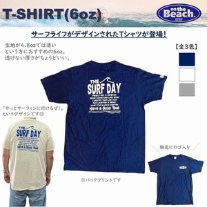 オンザビーチ on the Beach【6オンス / Tシャツ / SURF DAY 】全3色 フルーツオブザルーム  OTB-T22sp