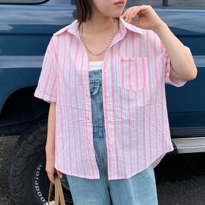 Button Shirt/Blouse Stripe 【2024NEW】